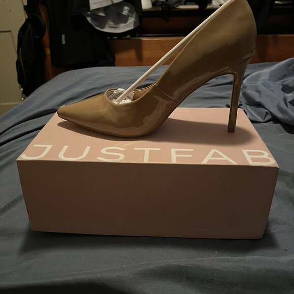 Just Fab High Heel Stilettos Almond Color - Picture 4 of 4